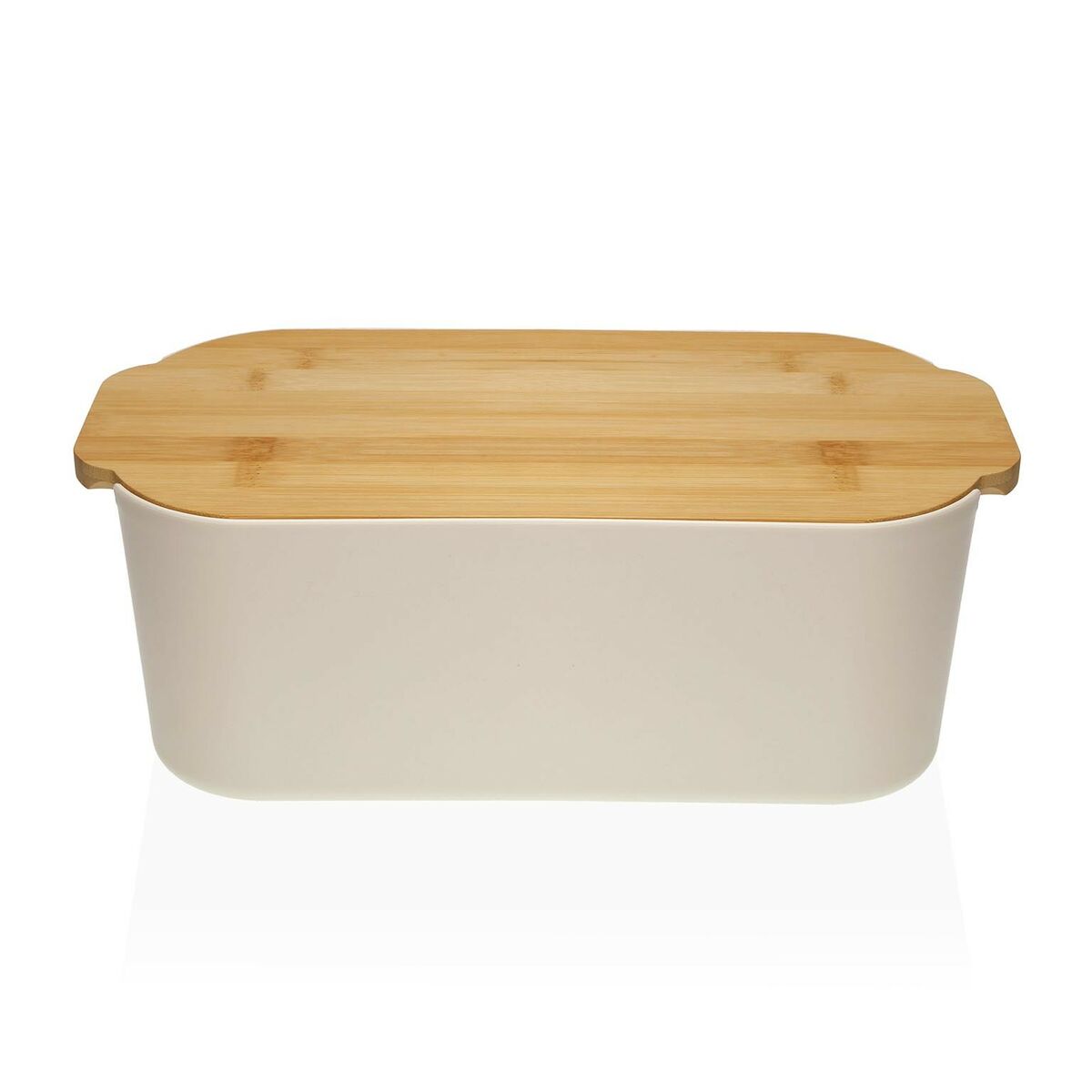 Versa Bread Bowl White Bamboo Polypropylene 18.5 x 12 x 33 cm-2