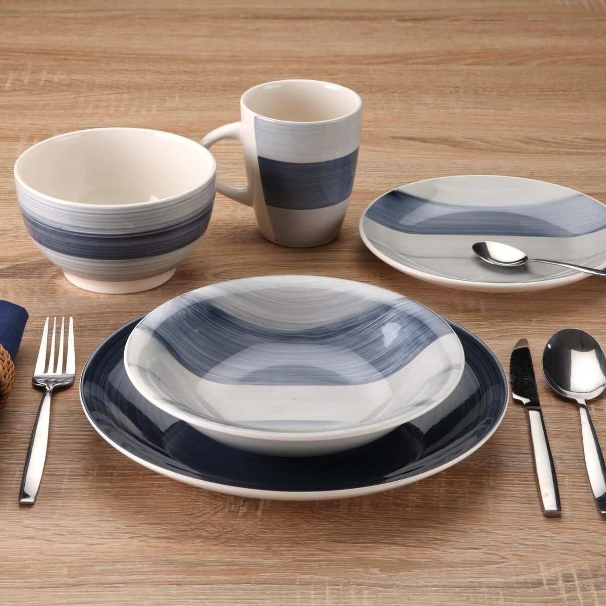 כלי בישול ורסה ליאן להגדיר כחול כהה קרמיקה 26. 5 x 26. 5 ס 