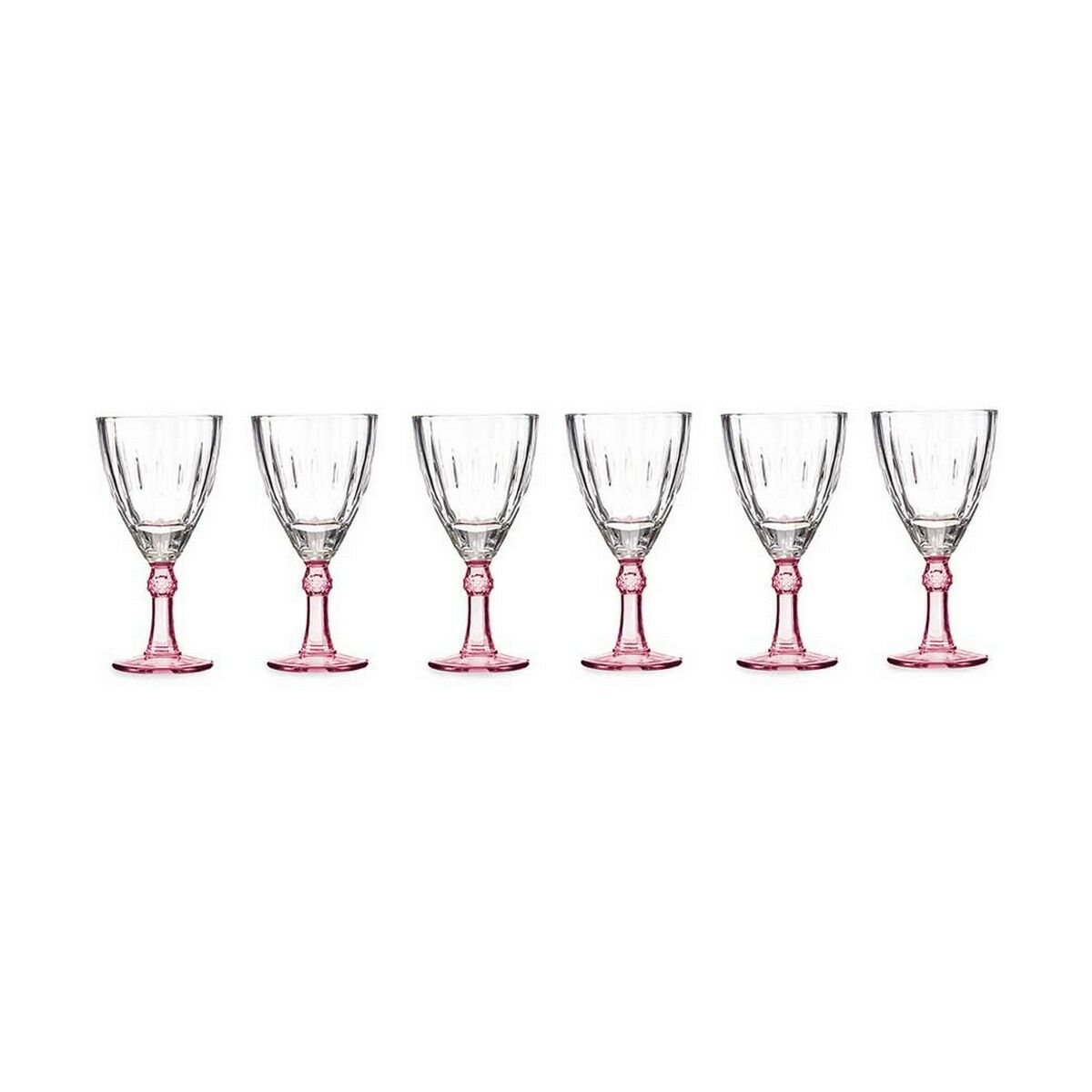 Glass Glass Pink 6 pieces (275 ml)-2