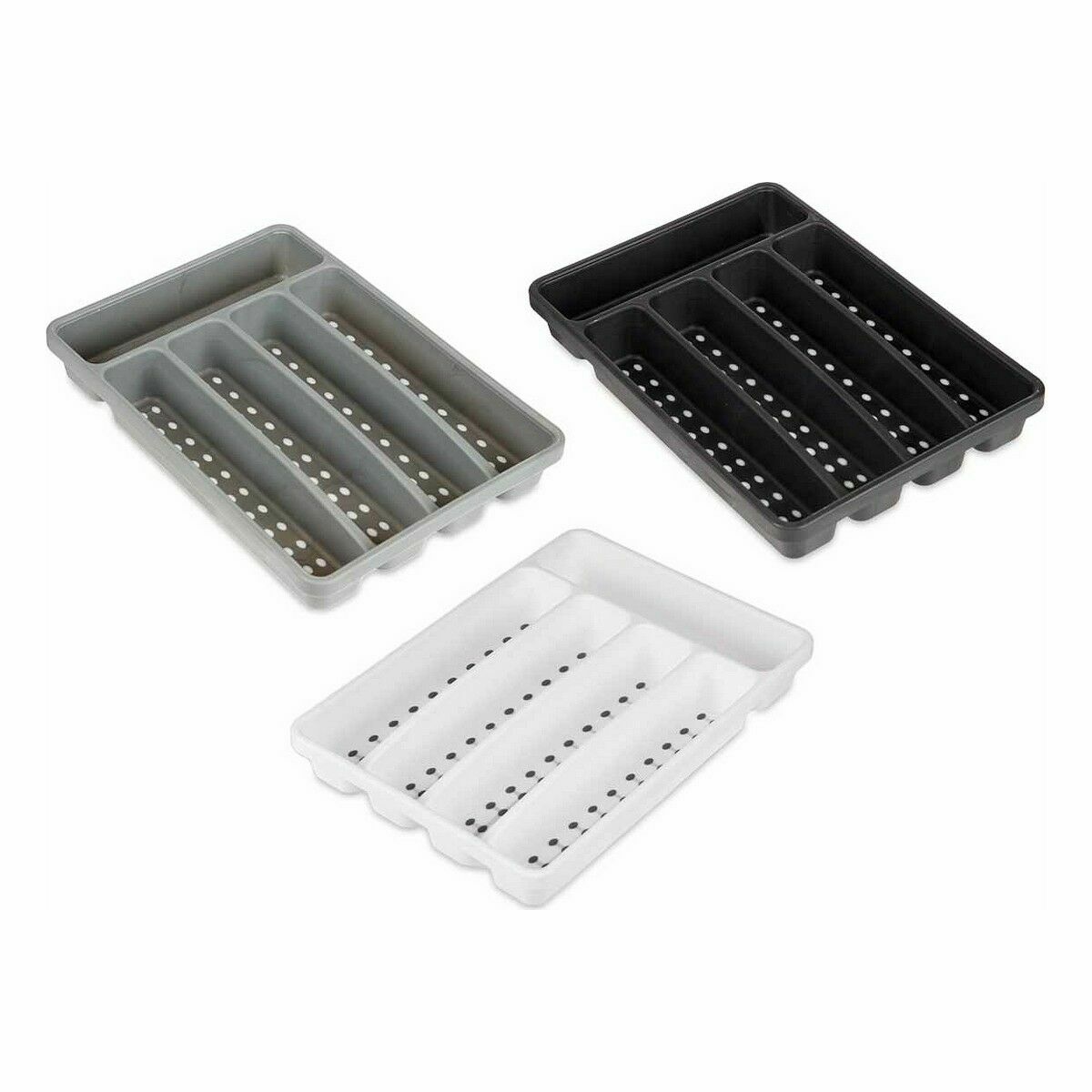 Cutlery Organizer Polypropylene 22.5 x 4.5 x 32 cm (24 pieces)-2