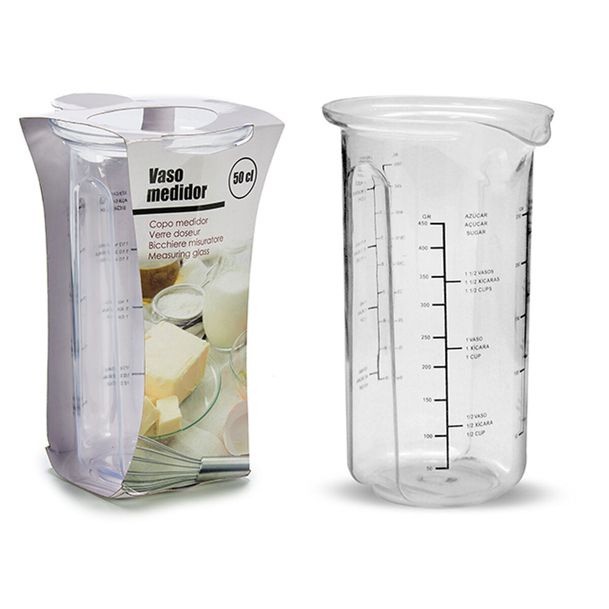 Мерный стакан Пластик 500 ml (36 штук)-3