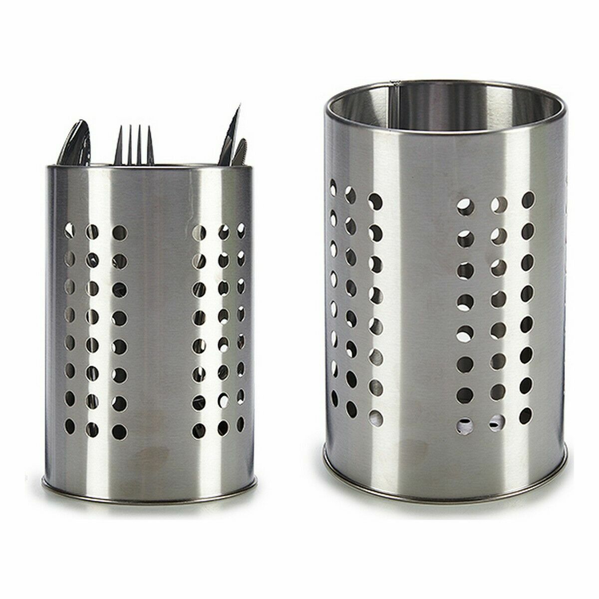 Cutlery dryer Silver Stainless steel 12 x 17.6 x 12 cm (12 pieces)-3