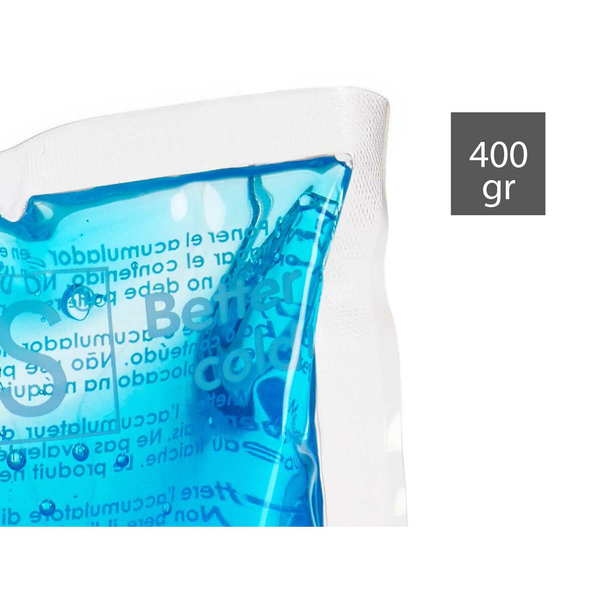 Bottle Cooler Blue Polyethylene 400 ml (12 pieces)-2