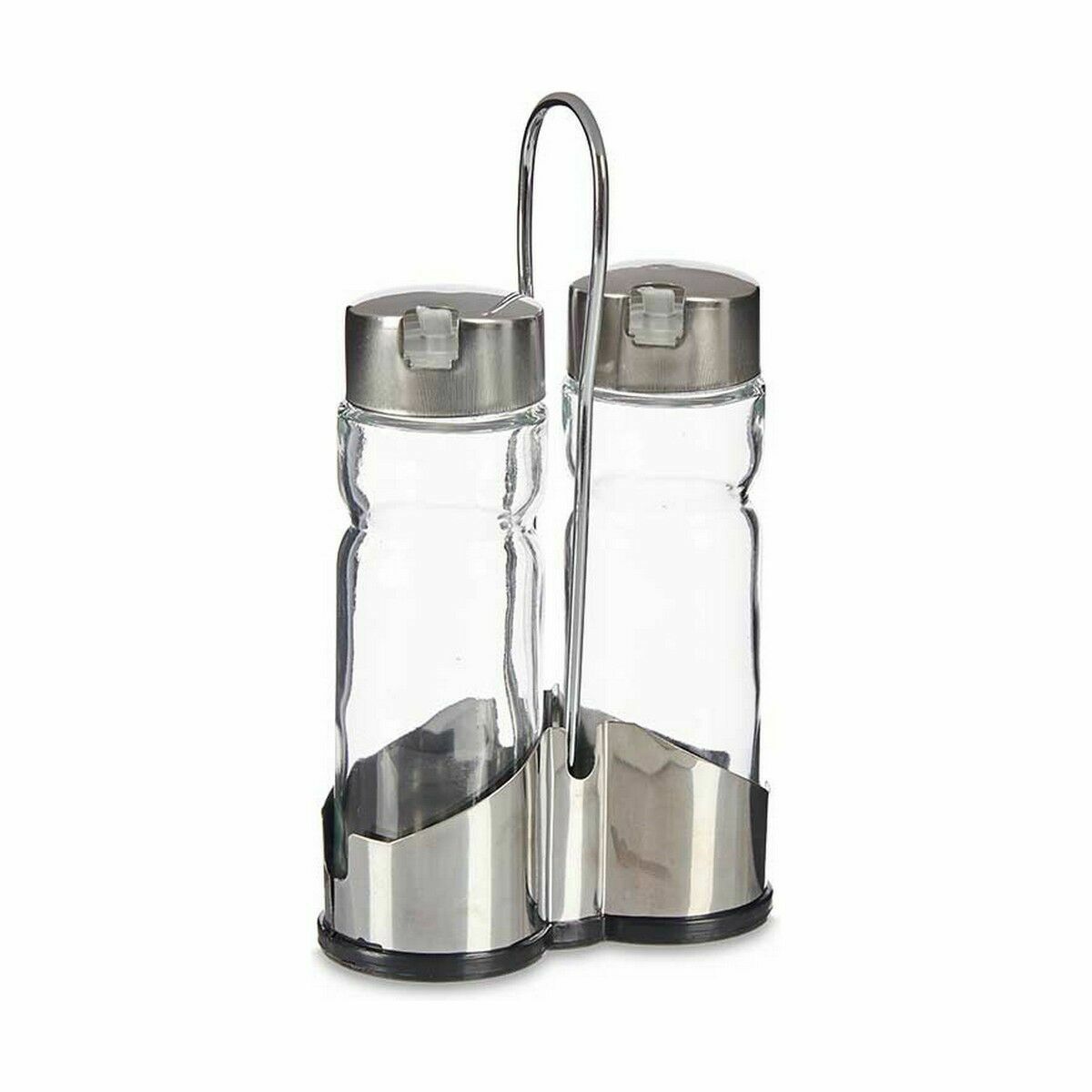 Oil and vinegar set Transparent Metal (12 pieces)-2
