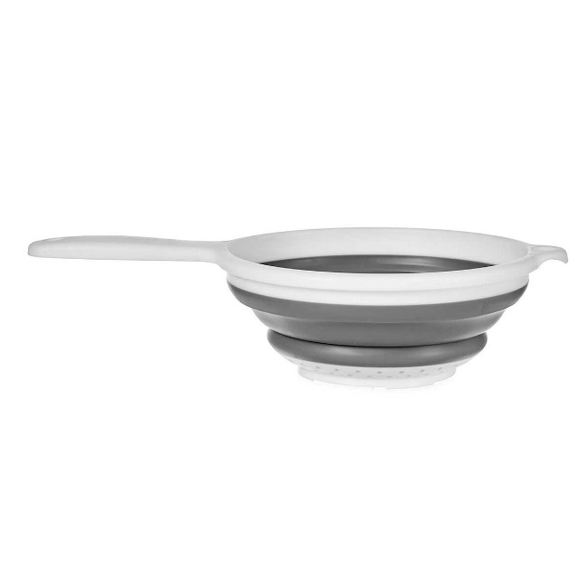 Colander Folding With Handle White Grey Polypropylene 20 x 3 x 33.5 cm (24 pieces)-2