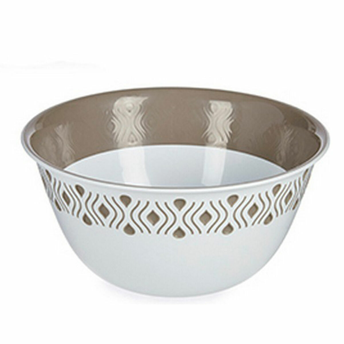 Салатница Stefanplast Tosca Бежевый Пластик 29 x 13 x 29 cm (8 штук)-3