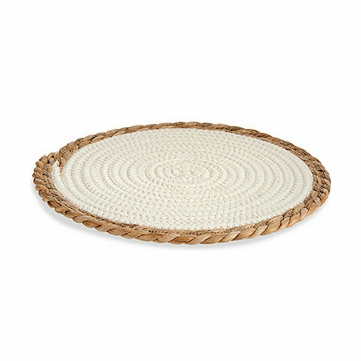 Подставка под горячее Натуральный Белый 30 x 1 x 30 cm (48 штук)-2