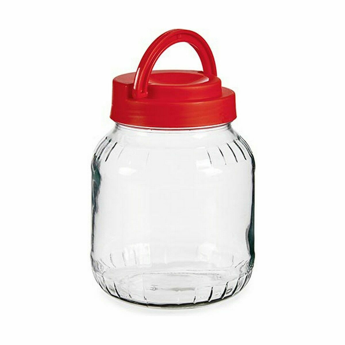 Yas Lid with handle Red 1.7 L 13.5 x 17.5 x 13.5 cm (6 pieces)-2