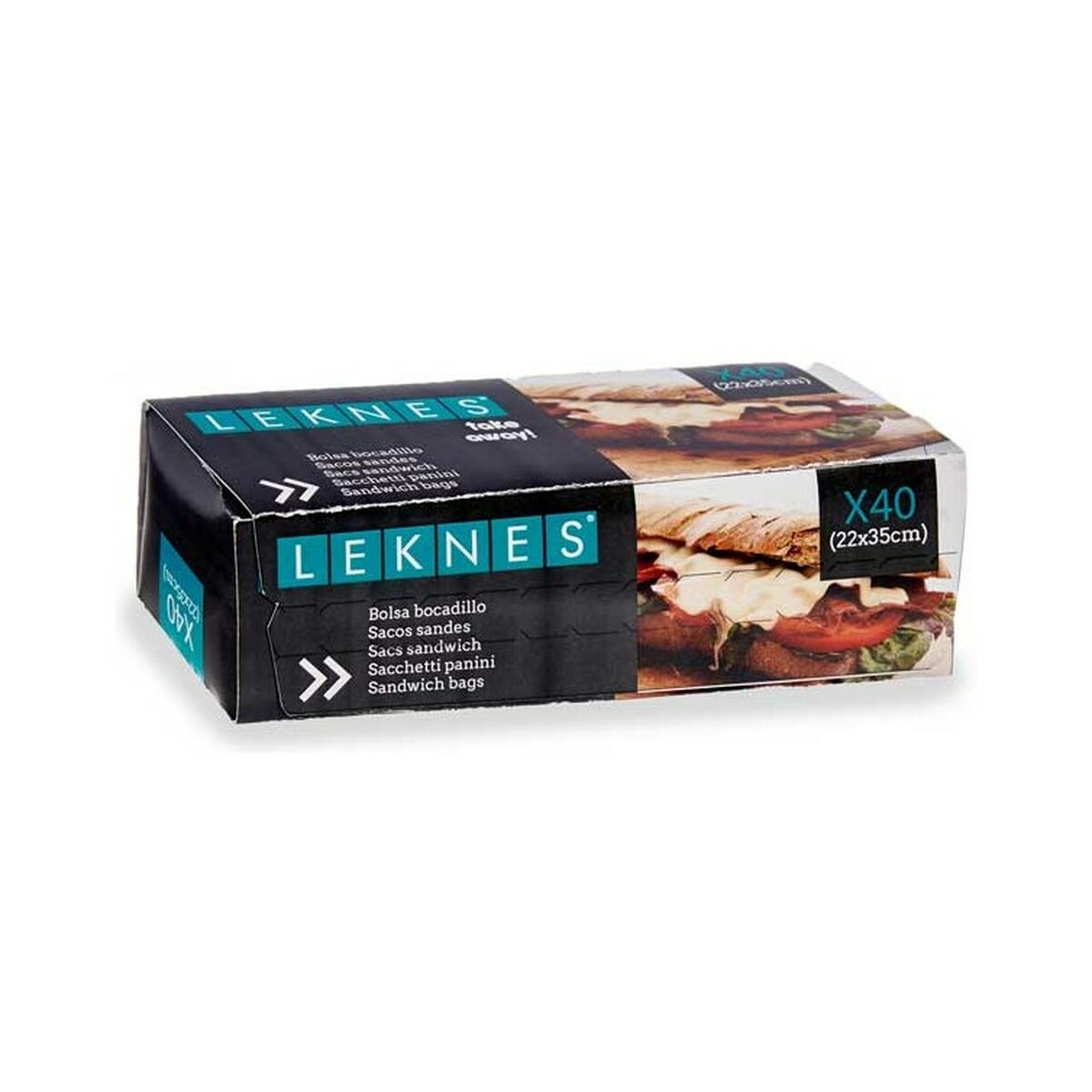 Набор многоразовых пищевых пакетов 22 x 35 cm полиэтилен (30 штук)-3