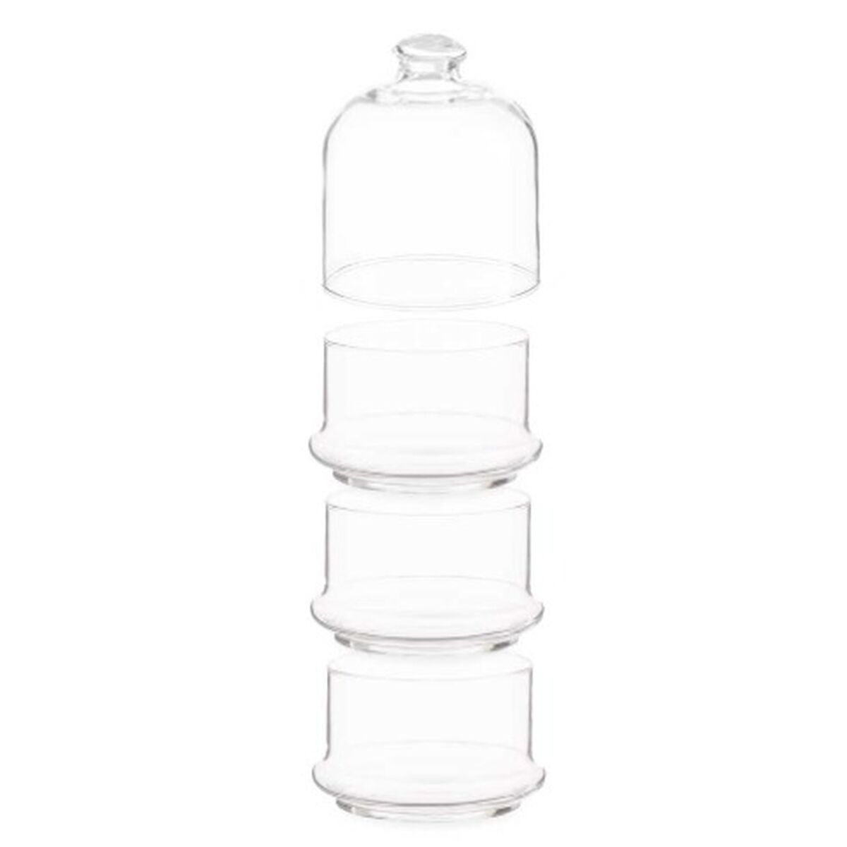 Яс Patisserie шоколадные конфеты Прозрачный Cтекло 10 x 25 x 10 cm (6 штук)-2