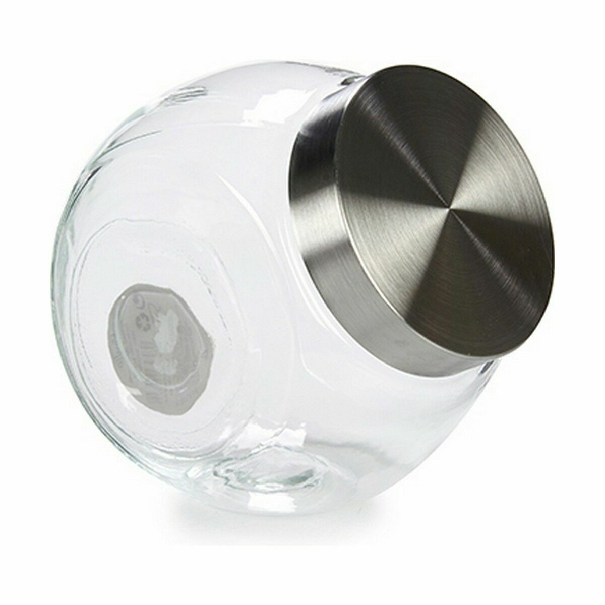 Cookie jar Metal 2 L 13 x 17 x 17.5 cm (8 pieces)-2