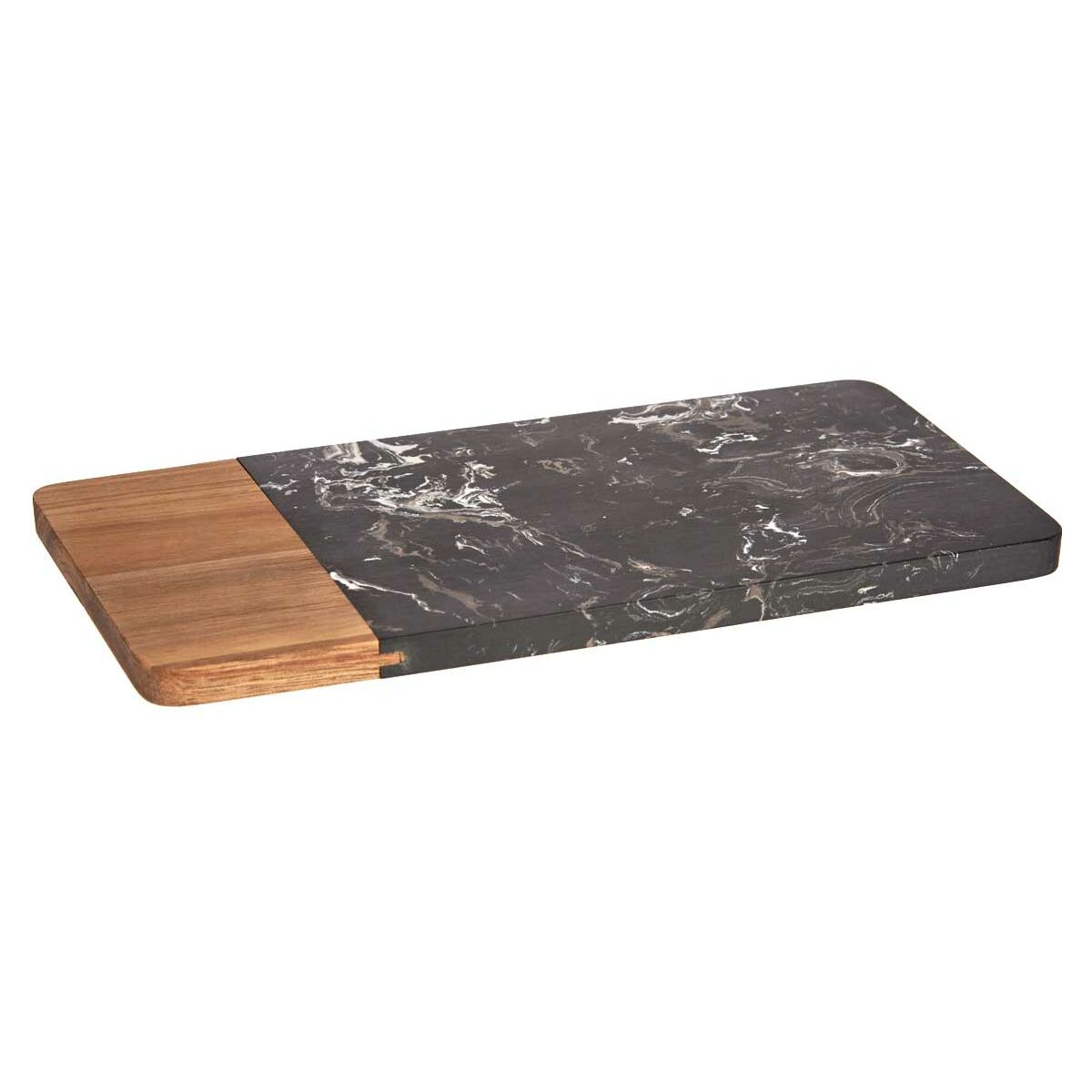 Cutting board Black Marble acacia wood 15 x 1.3 x 30 cm (8 pieces)-2