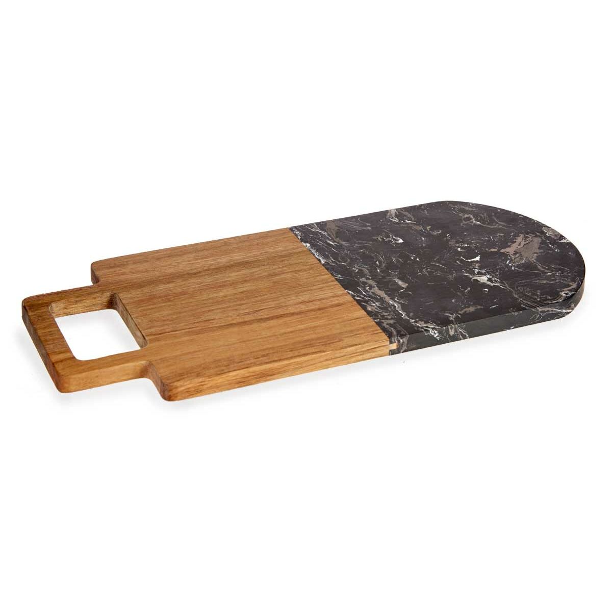 Cutting board Black Marble acacia wood 18 x 1.5 x 38 cm (8 pieces)-2
