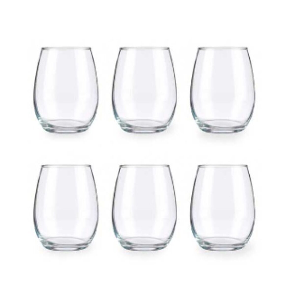 Kit de copos Amber Transparente Vidro 350 ml (4 peças)-5