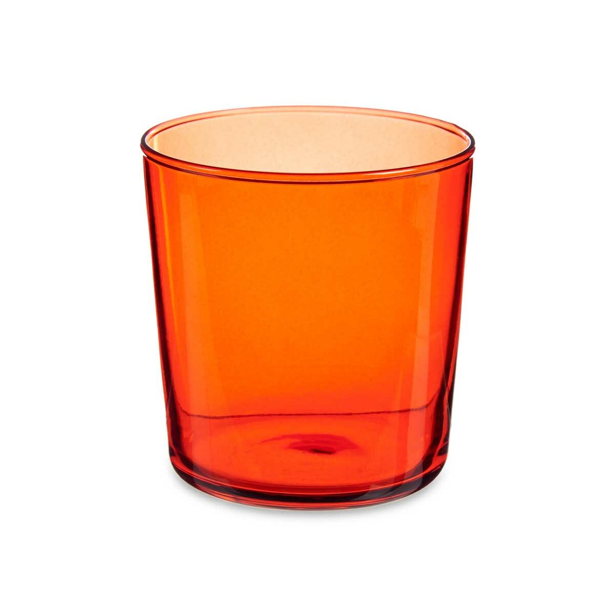 Juego de vasos de vidrio rojo Bistro 380 ml (4 piezas)-2
