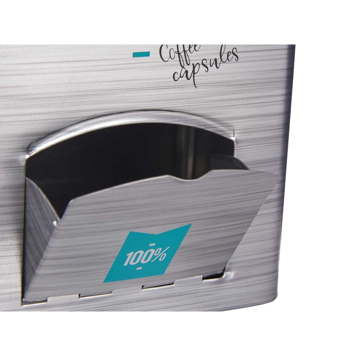 Держатель капсулы Organic Кафе раздаточное устройство Серый олово 9 x 18 x 16,1 cm (12 штук)-3