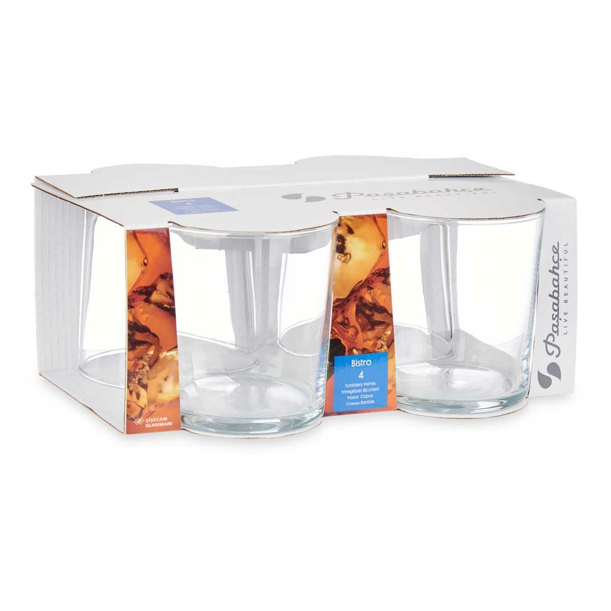 Набор стаканов Bistro 380 ml Прозрачный Стеклянный (6 штук)-4