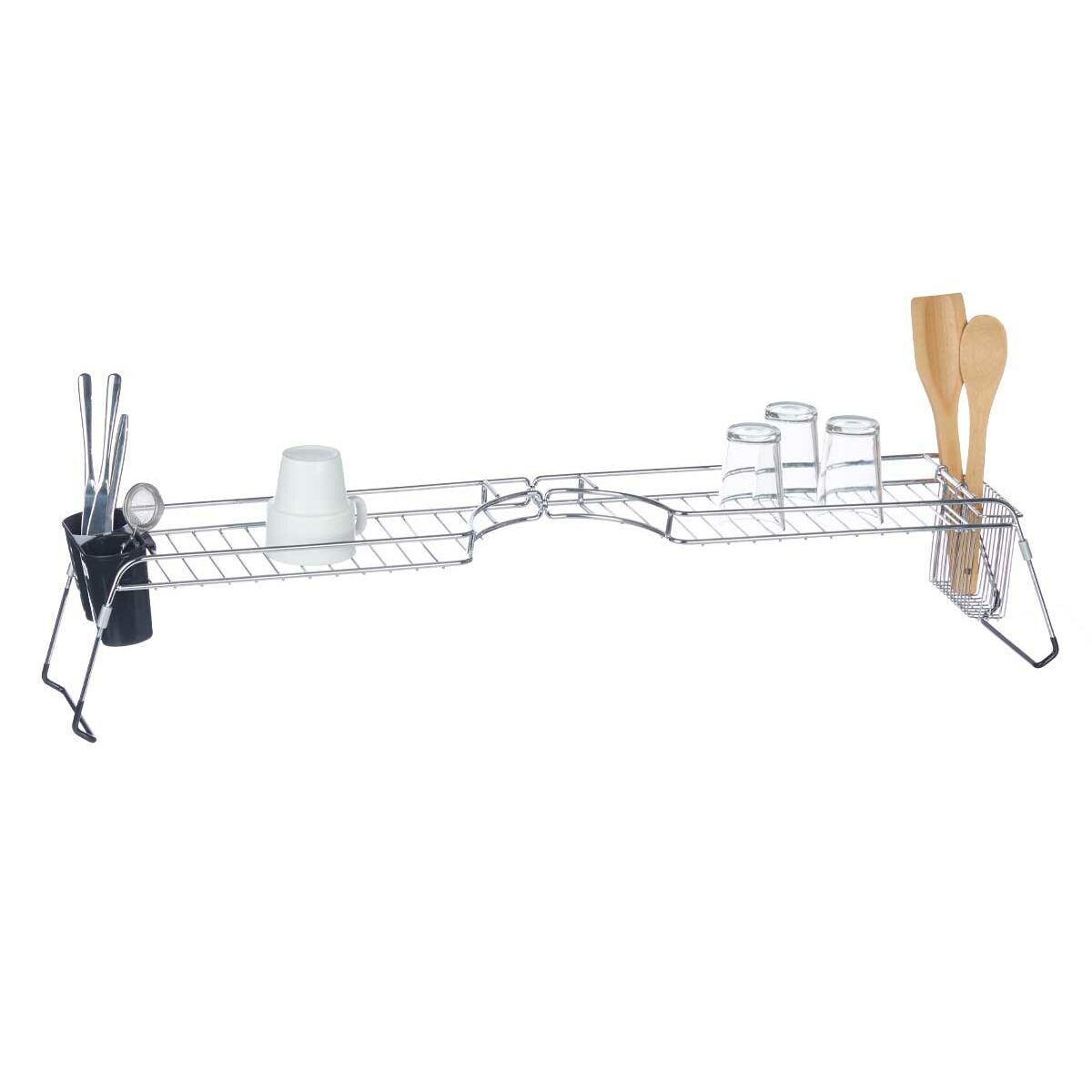 Double Silver Metal Washer 104 x 15.5 x 19 cm (4 pieces)-3
