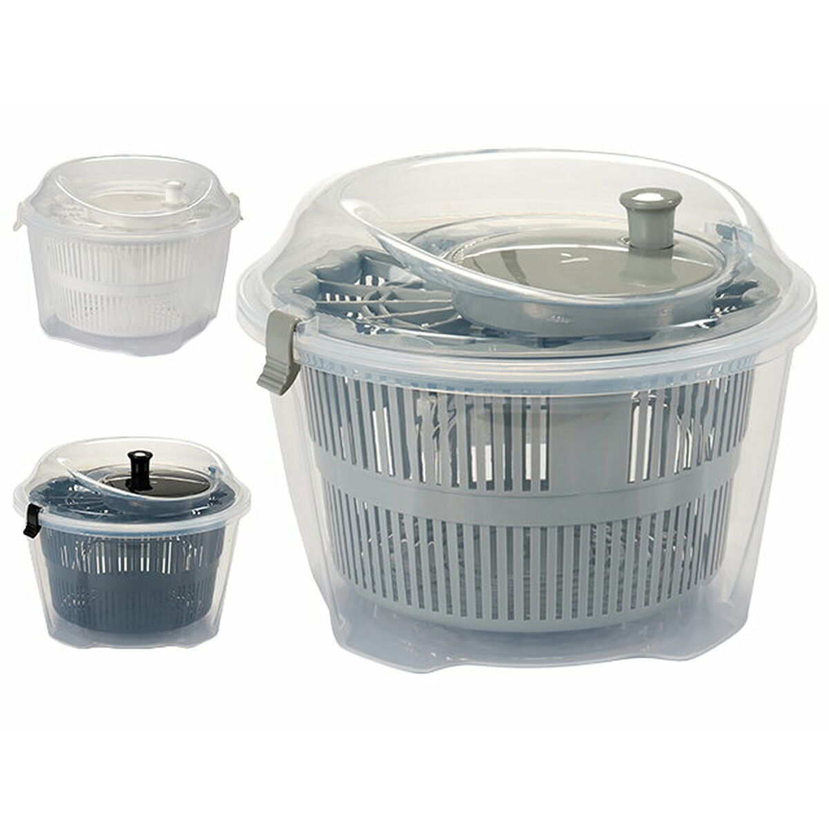Salad centrifuge 25 x 17.3 x 25 cm (6 pieces)-2