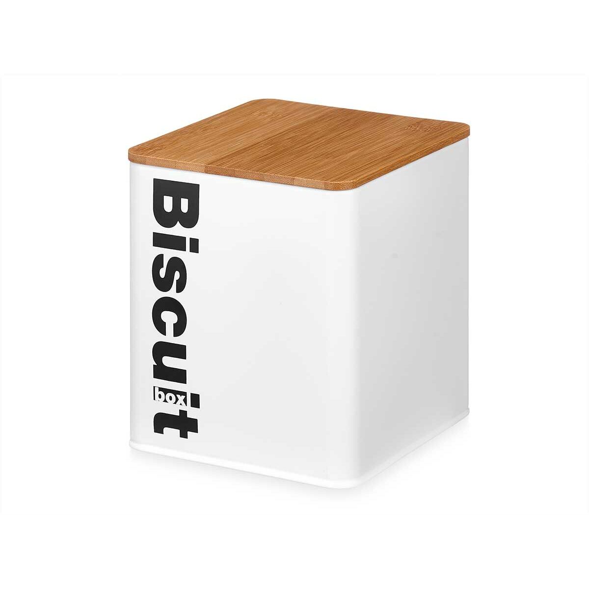 White Metal Cookie & Roll Box 13.7 x 16.5 x 14 cm (6 pieces)-2