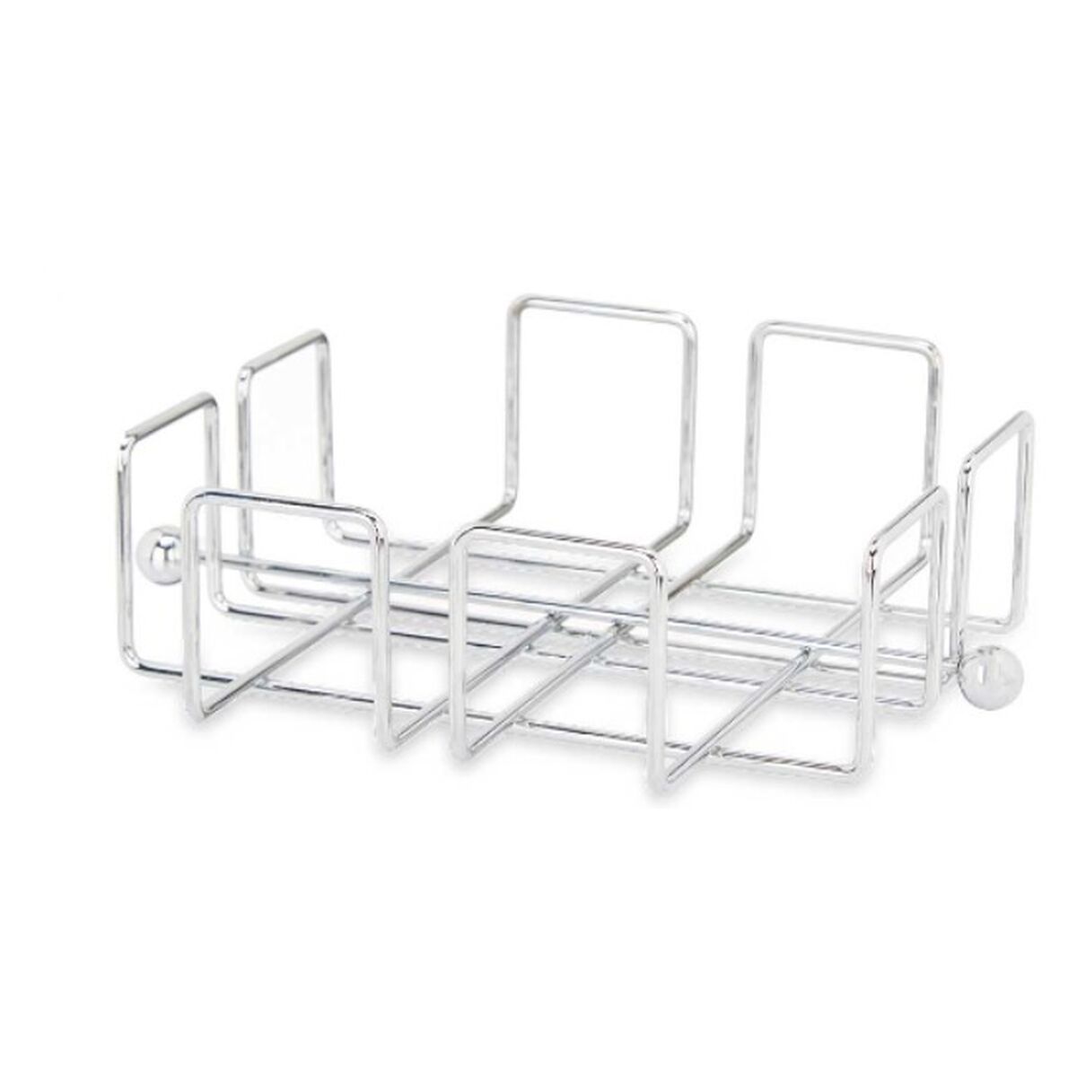 Napkin box Silver Metal 19.3 x 6.5 x 19.3 cm (6 pieces)-2