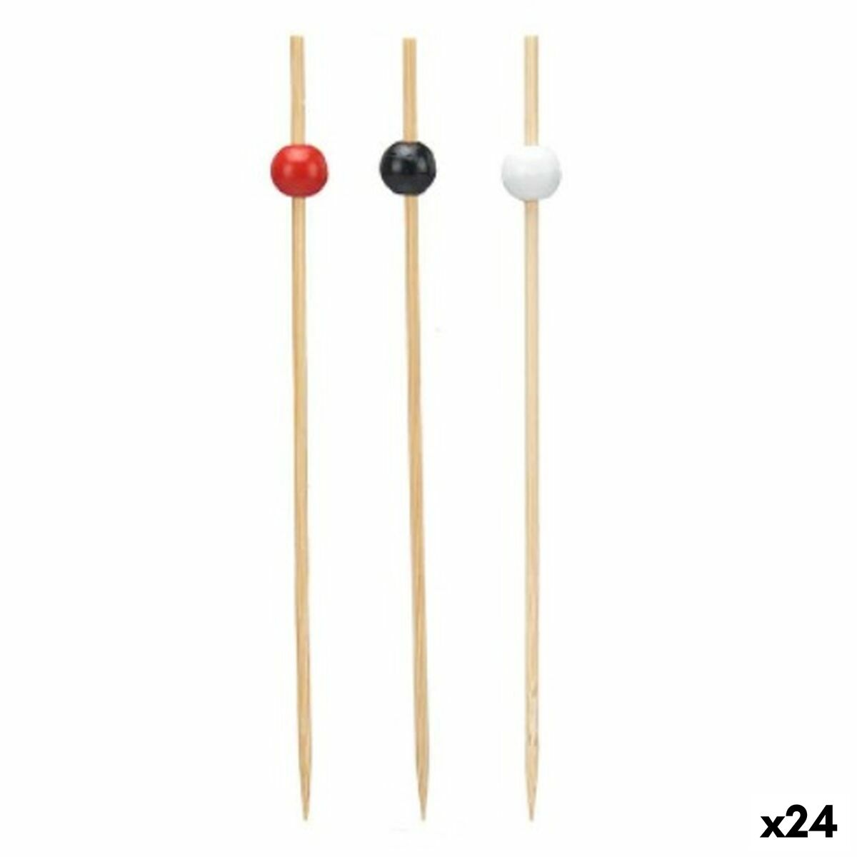 Palillos de bambú Snack (24 piezas)