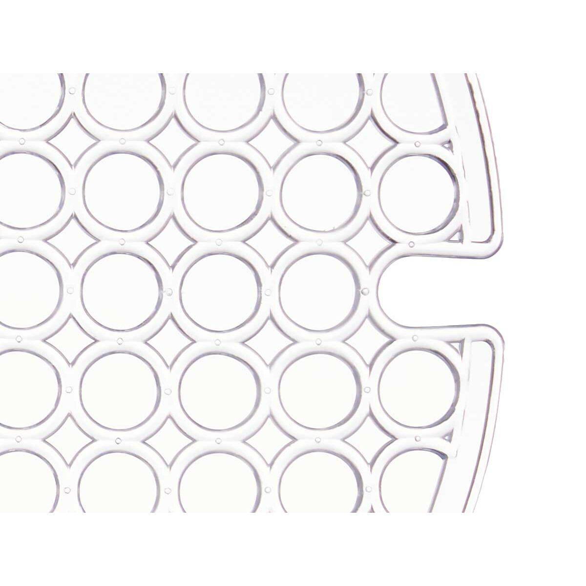 Non-slip mat Transparent Plastic 29 x 0.1 x 29 cm Sink (12 pieces)-4