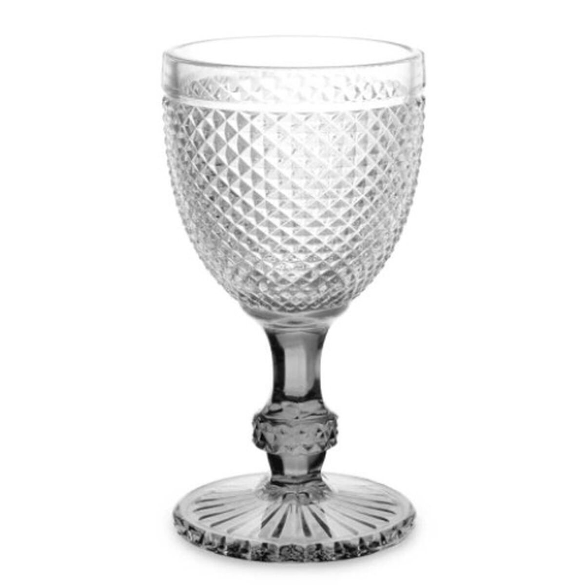 Бокал Бриллиант Прозрачный Антрацитный Cтекло 330 ml (6 штук)-2