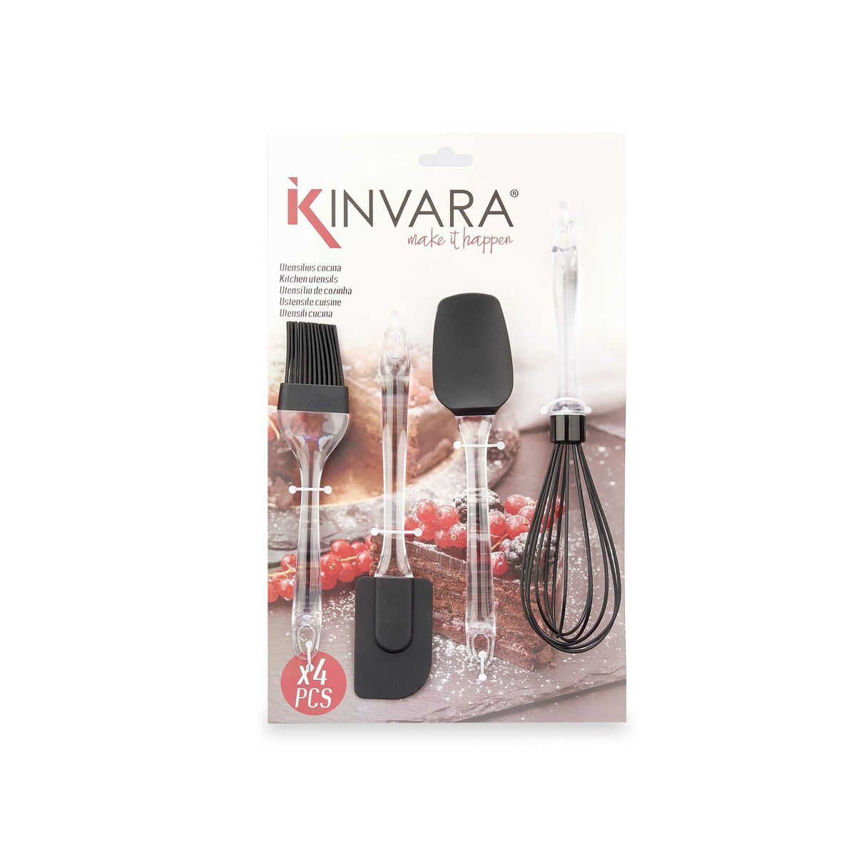 Set of kitchen utensils Confectionery Silicone Plastic (6 pieces)-3
