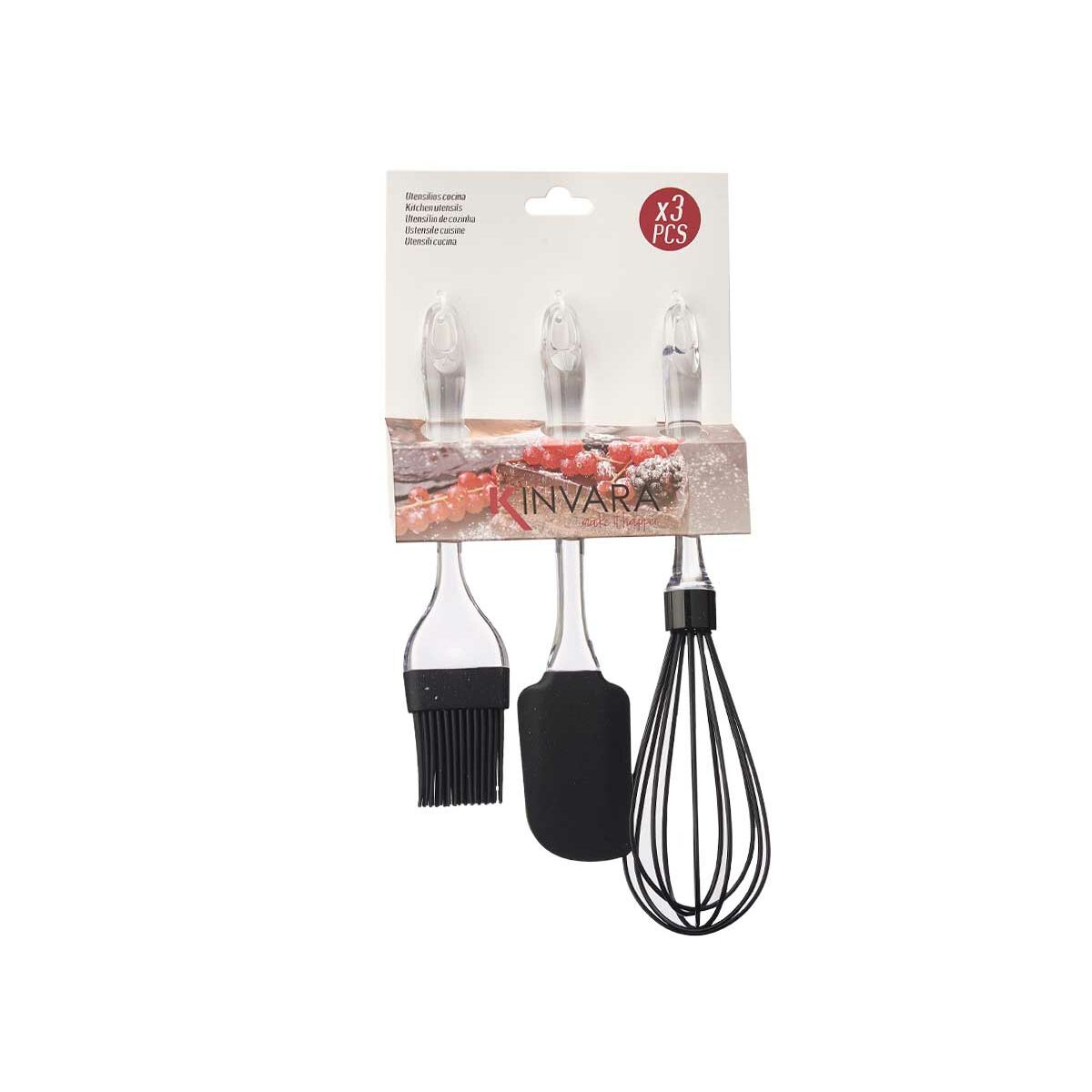 Set of kitchen utensils Confectionery Silicone Plastic (8 pieces)-3