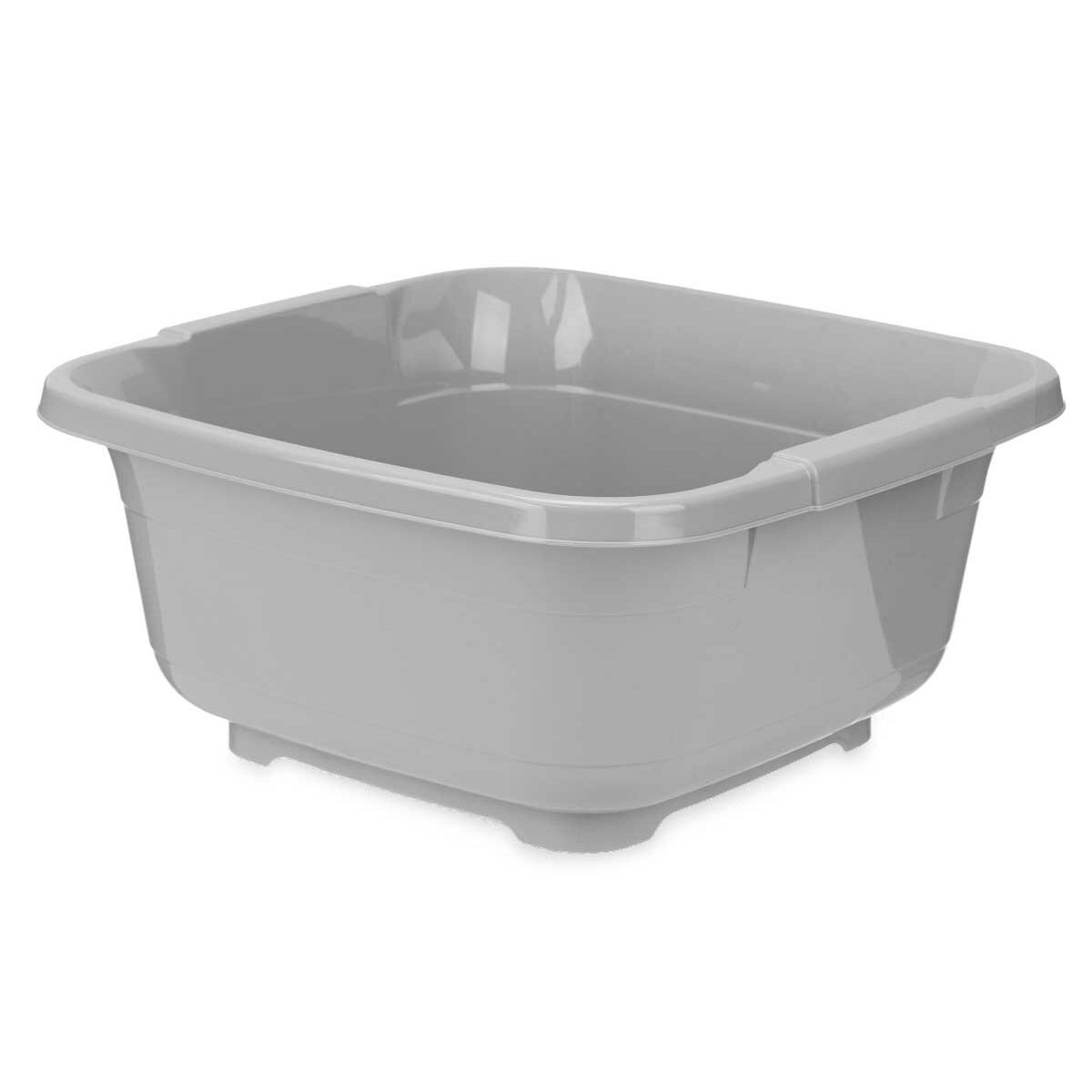 Basin Grey Plastic 11 L (12 pieces)-2