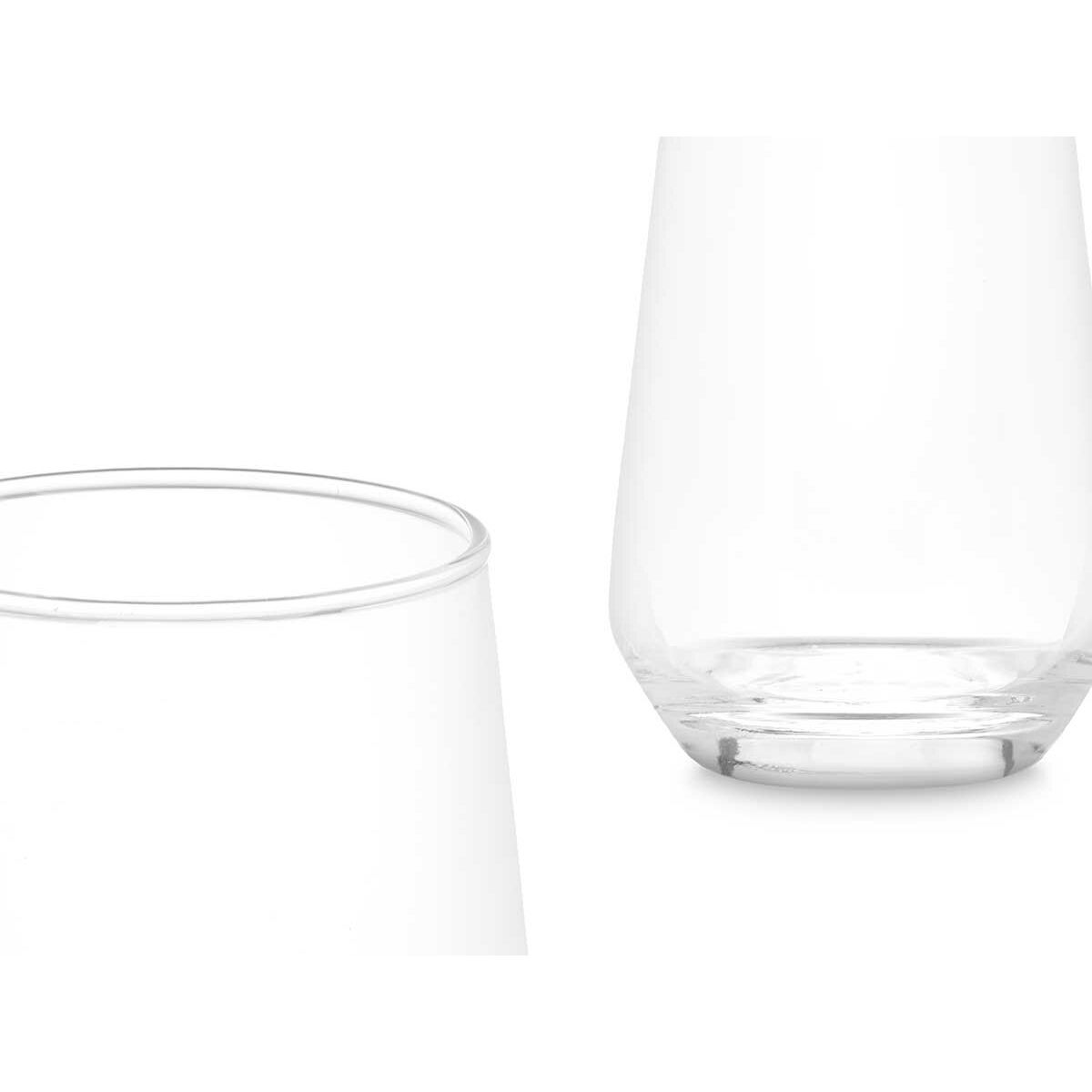Стакан Конический Прозрачный Cтекло 390 ml (24 штук)-2