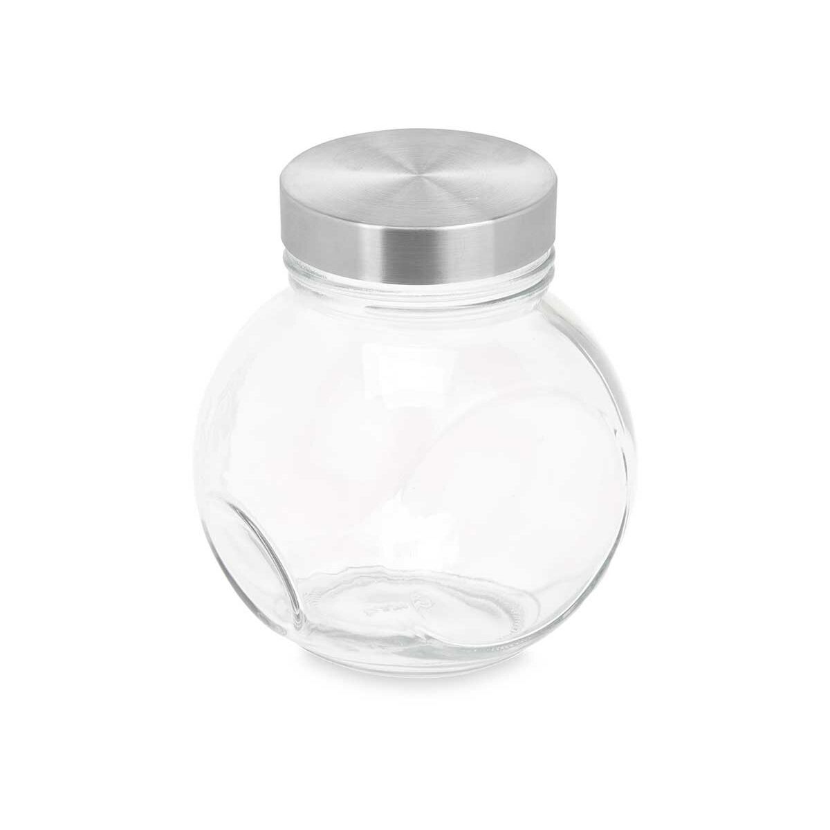 Jar with cookies Transparent Glass 460 ml (36 pieces) With lid Adjustment-2