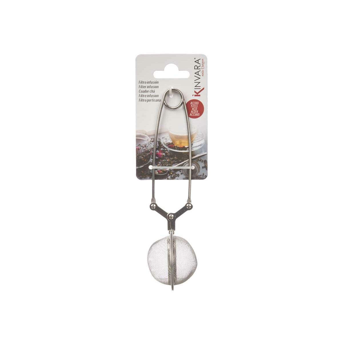 Brewing filter Stainless steel 5 x 16 x 5.3 cm (24 pieces) Pincers-3