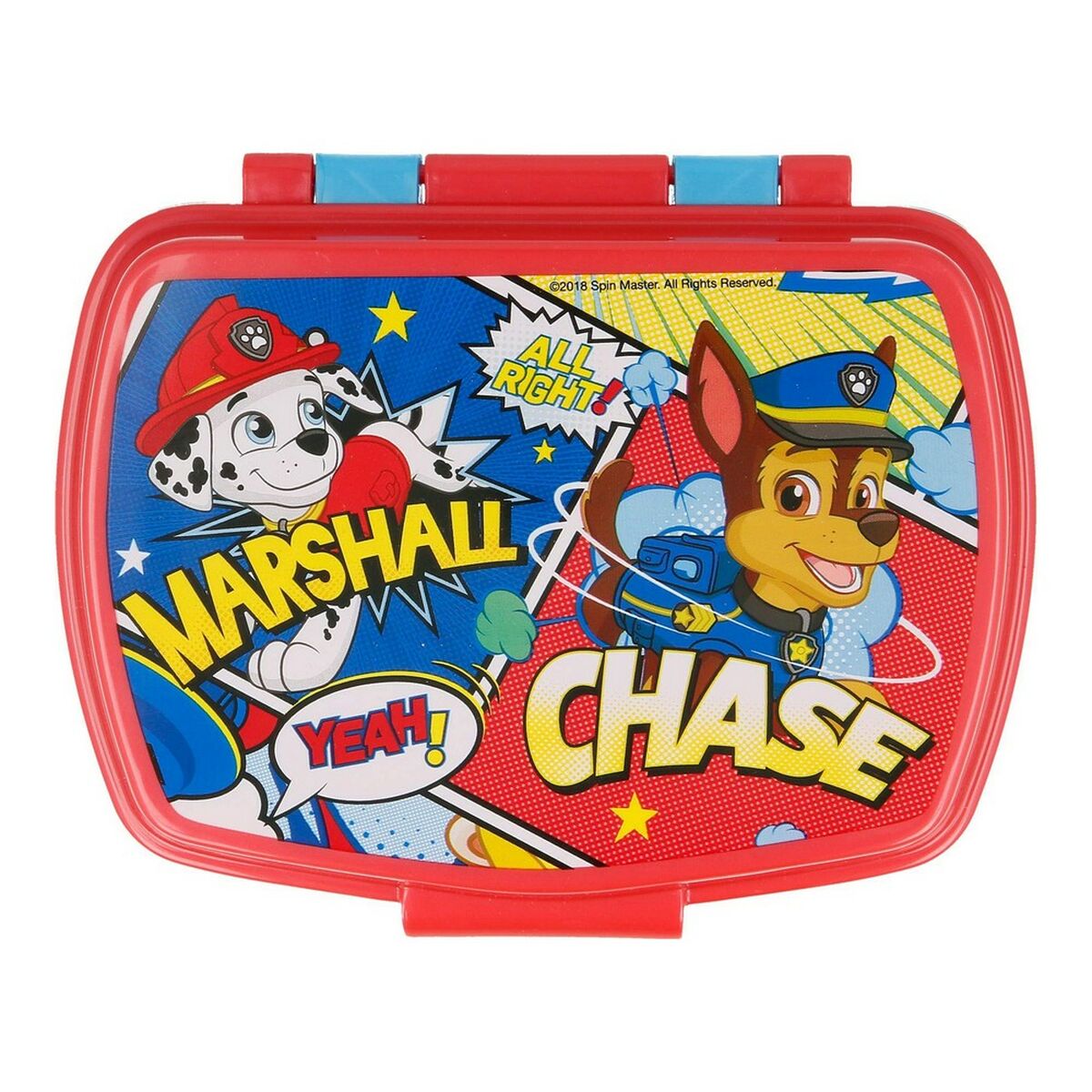 Контейнер для бутерброда The Paw Patrol Friendship Красный Синий (17 x 5.6 x 13.3 cm)-2