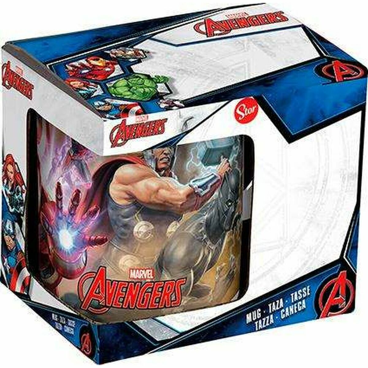 Кружка Mug The Avengers Infinity Белый Керамика Красный (350 ml)-2