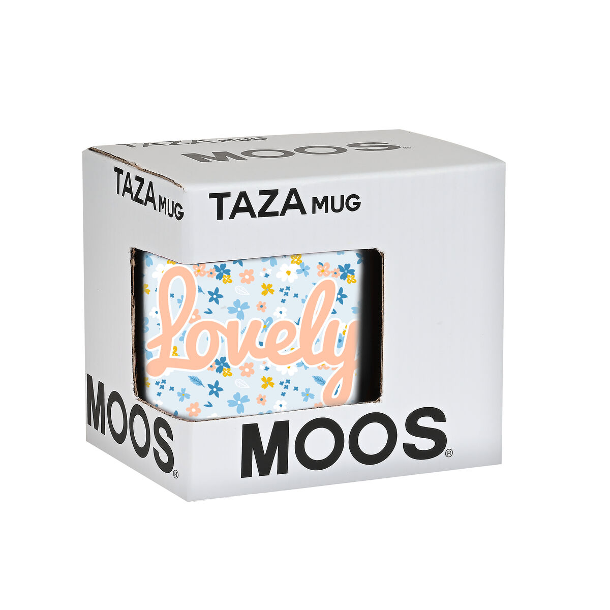 Кружка Mug Moos Lovely Керамика Светло Синий (350 ml)-2