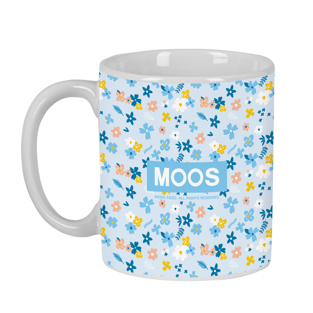 Кружка Mug Moos Lovely Керамика Светло Синий (350 ml)-3