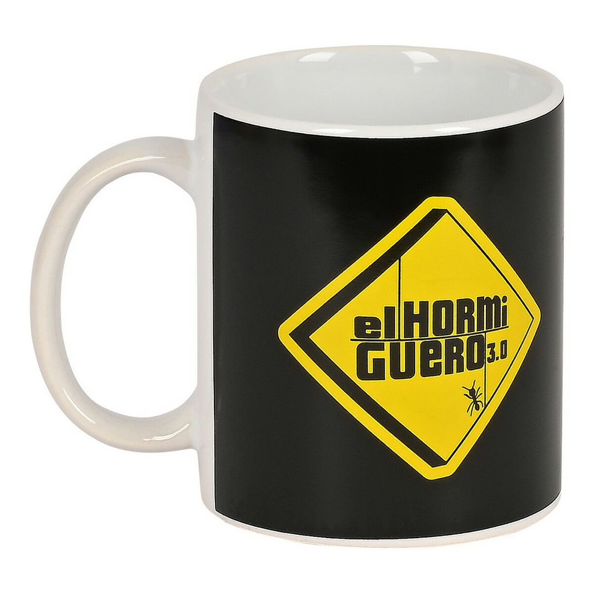 Кружка Mug El Hormiguero Белый Керамика Чёрный (350 ml)-2