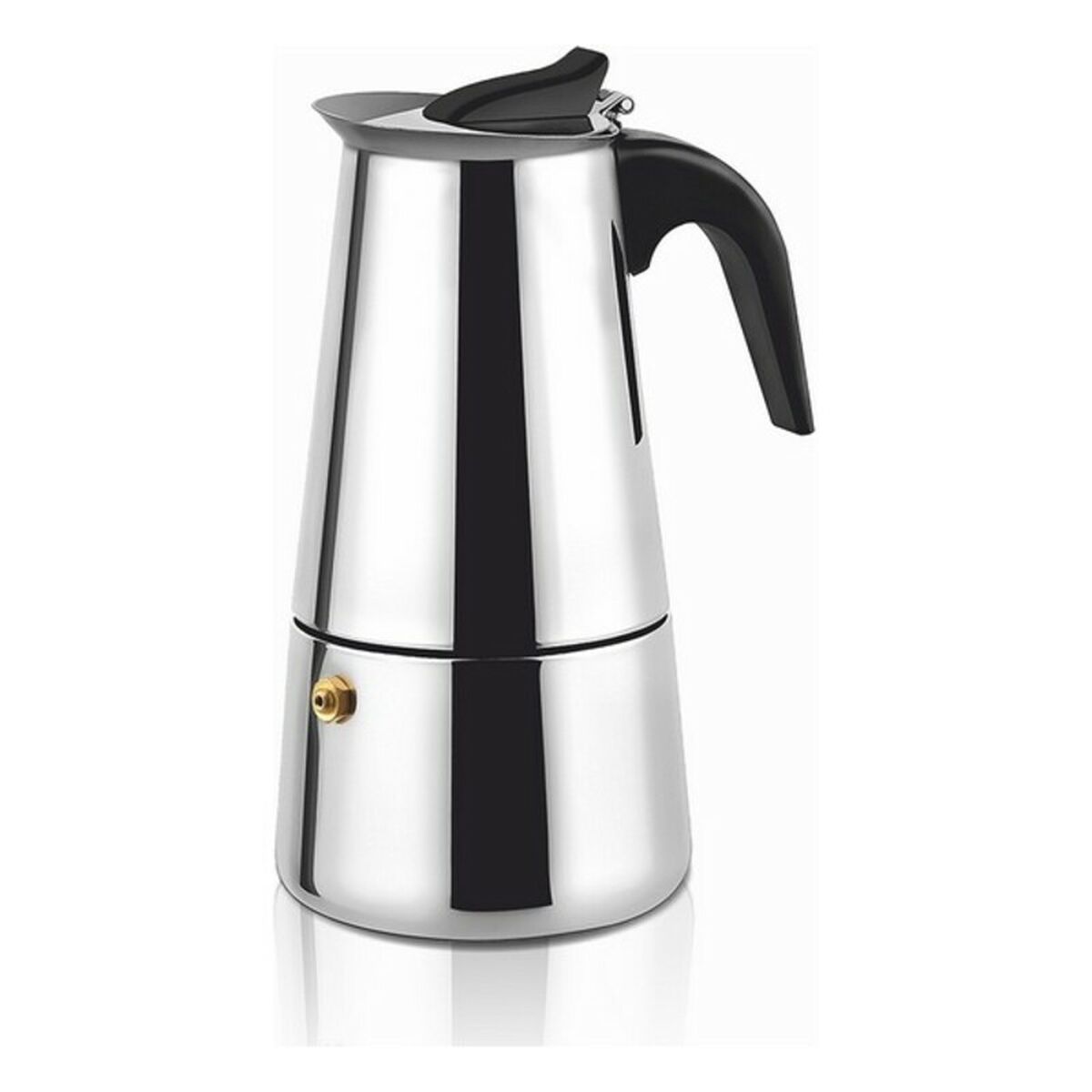 Итальянская Kофеварка Haeger Moka Нержавеющая сталь 18/10-4