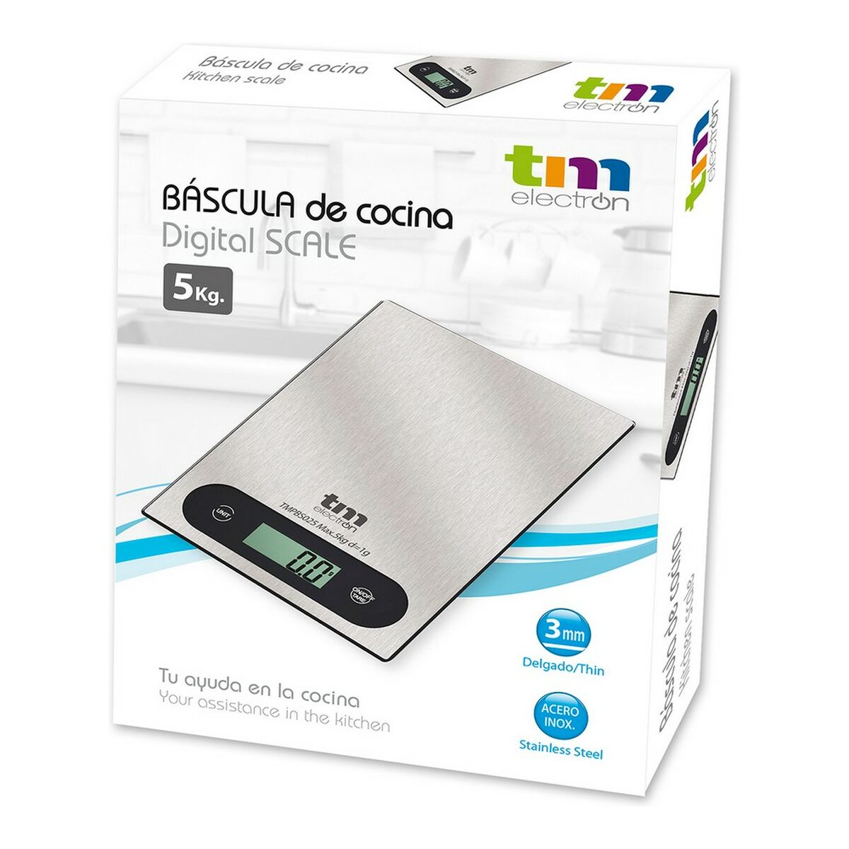 Кухонные весы TM Electron Серый 5 kg-3