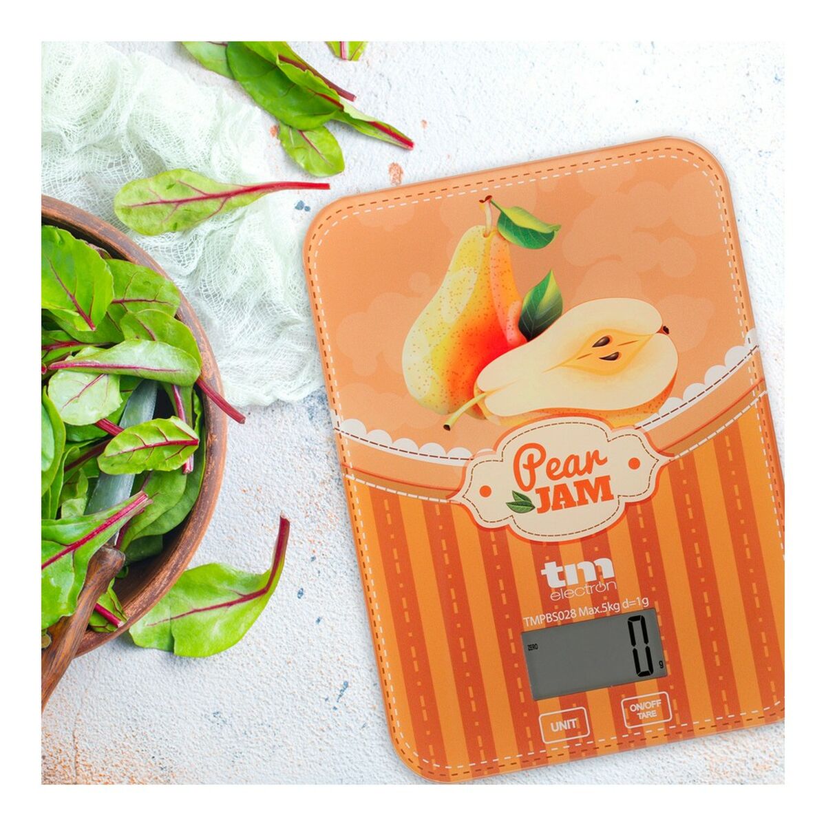 Кухонные весы TM Electron Pear Jam 5 kg-2