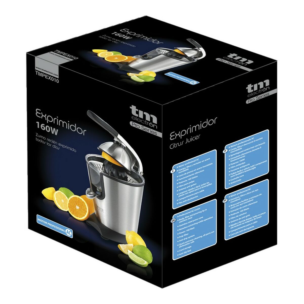 Электрическая соковыжималка TM Electron Нержавеющая сталь 160 W-3