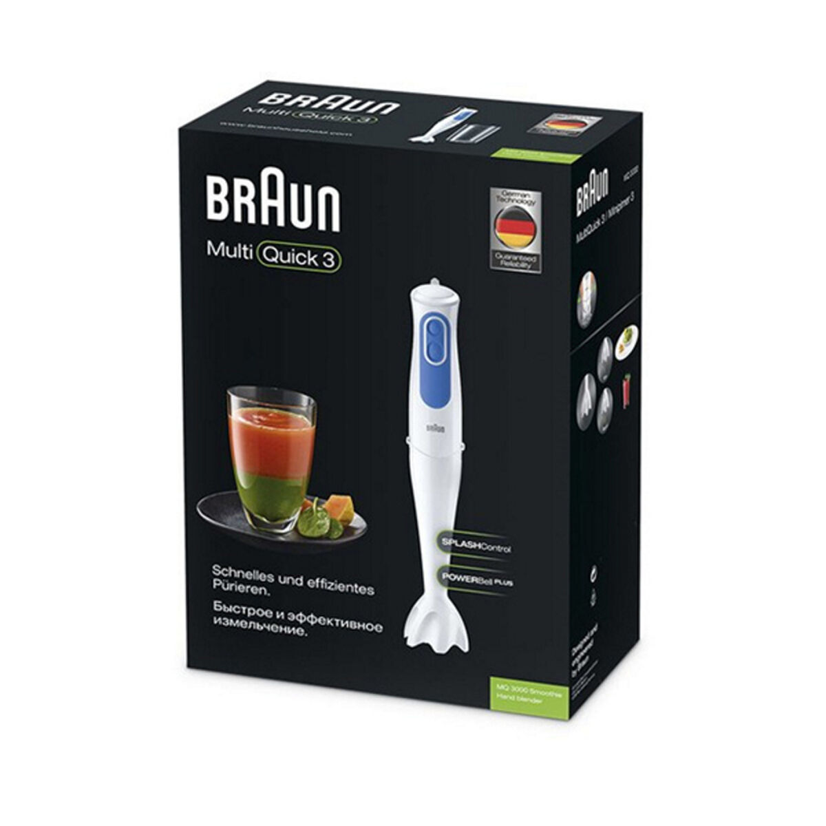 Блендер Braun MQ 3000 Smoothie Белый Белый/Синий 700 W-7