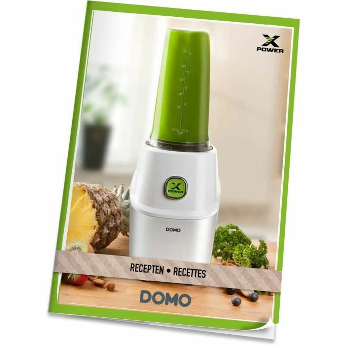 Миксер с колбой DOMO 900 W 600 ml Белый-4
