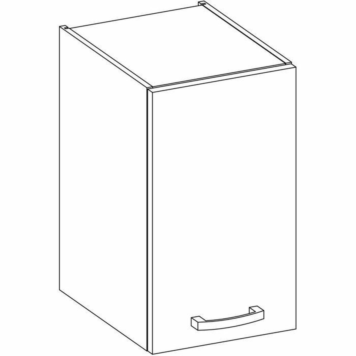 Ас үй шкафы Сұр 40 х 31,6 х 72 см-2