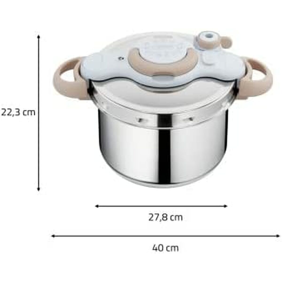 Pressure cooker SEB Clipso Minut Eco Respect Stainless steel-2