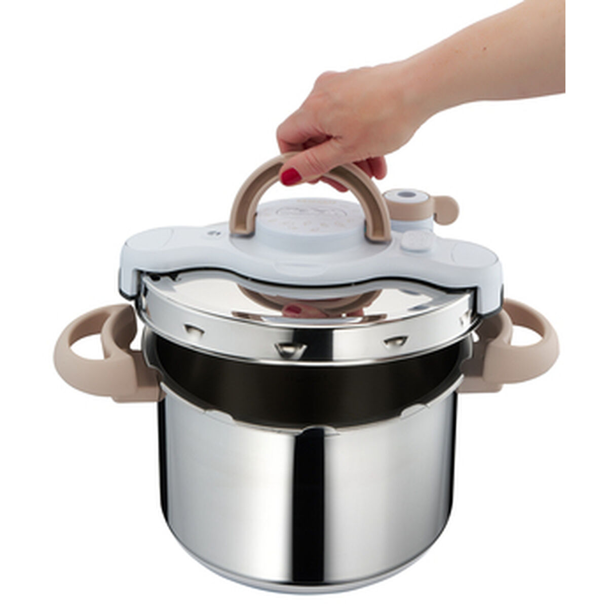 Pressure cooker SEB Clipso Minut Eco Respect Stainless steel-4