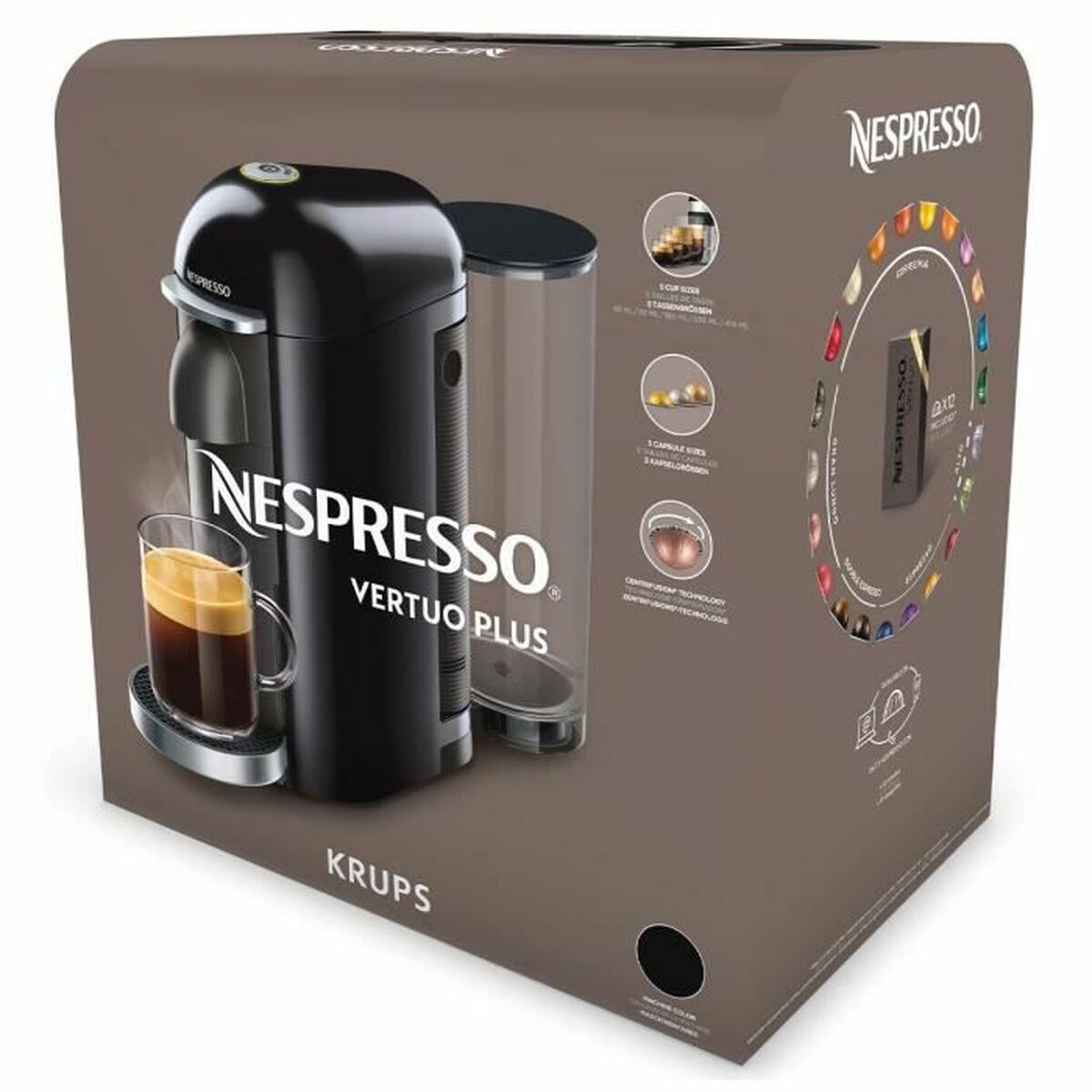 Máquina de café de cápsula Krups YY3916FD 1,2 L 1260 W-2
