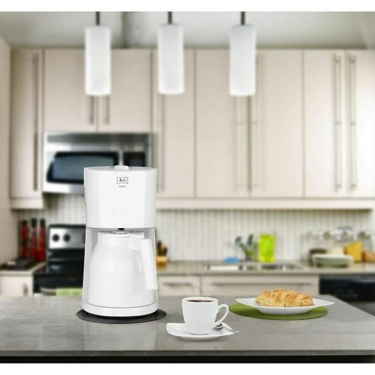 Elektrische Kaffeemaschine Melitta 1017-05 1000 W Weiß 1000 W 8 Tassen-2